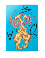 PT-569-postal girafas amo-te_mont